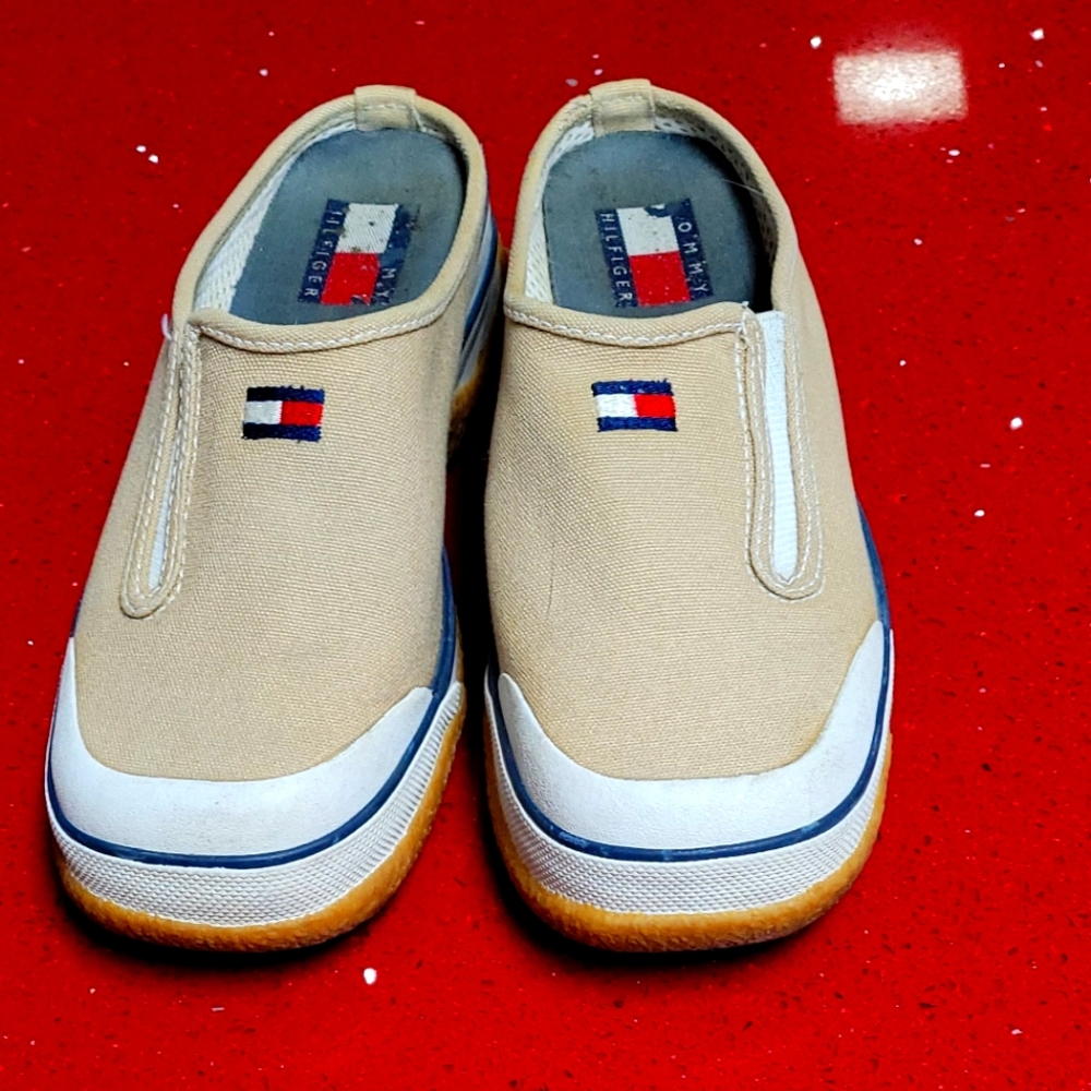 Vintage Tommy Hilfiger tennis shoes mules - Picture 1 of 10